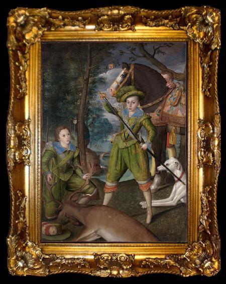 framed  Robert Peake the Elder Henry,Prince of Wales (mk25), ta009-2